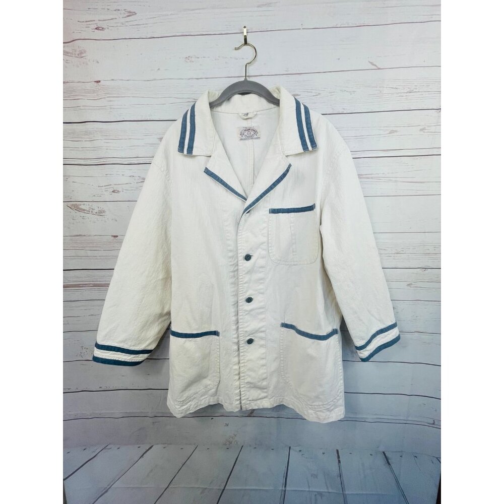 Vintage 80s Armani Jeans Button Down Denim Jacket Small